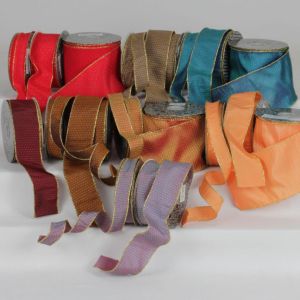 Wired Mini Diamonds Taffeta Ribbon