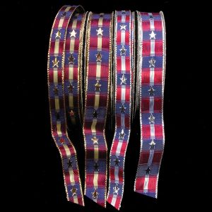 Wired Woven USA  Ribbon