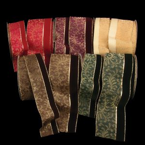 Velvet & Brocade Wired Ribbon