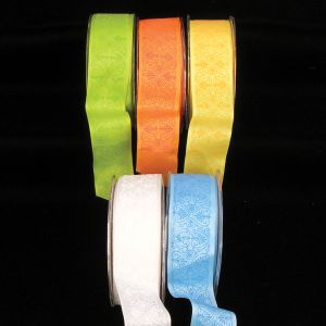 Wired Taffeta Print Kairo Ribbon