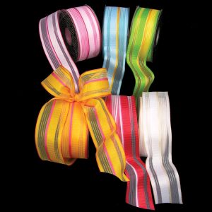 Wired Taffeta Lines Ribbon