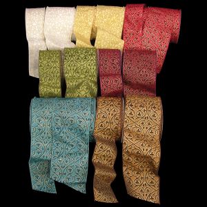 Wired Fabric "Medusalem" Ribbon