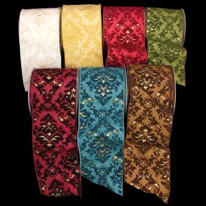 Wired Fabric "Marakesh" Ribbon