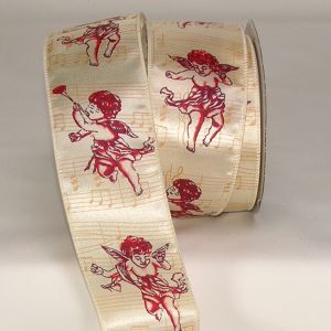 Wire Edge Musical Angel Ribbon