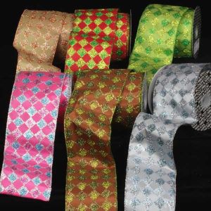 Wired Harlequin Ribbon