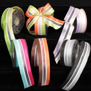 Wired Satin Sheer Satin Ribbon