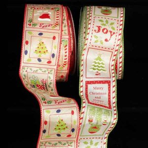 Wire Edge Holiday Ribbon
