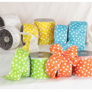 Wired White Dots Ribbon