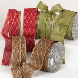 Wired Diamond Dot Ribbon