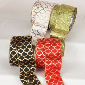 Wired Modern Gold Pattern Ribbon
