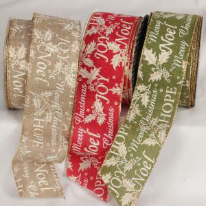 Wired Hope n Joy Ribbon