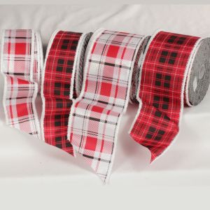 Wired Modern Plaid Ribbon