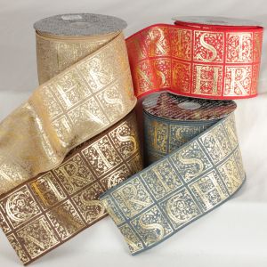 Wired Christmas Letters Ribbon
