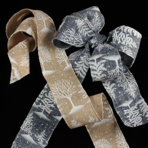 Wired White Trees Ribbon