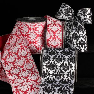 Silver Wired Flores Ribbon