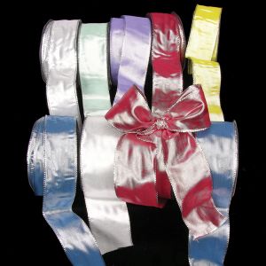 Silver Wire Edge Ribbon "Buddy"
