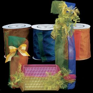 Wired Two Color Tube Ribbon