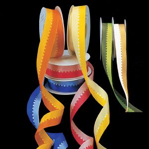 Wired Taffeta "Bi-Color" Ribbon