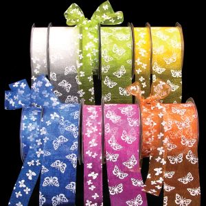 Butterflies Organza Ribbon