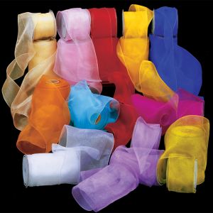 Wire Edge Summer Sheer Ribbon