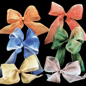 Wired Woven Metallic Ombre Ribbon