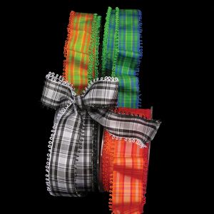 Wired Tartan Pico Edge Taffeta Ribbon