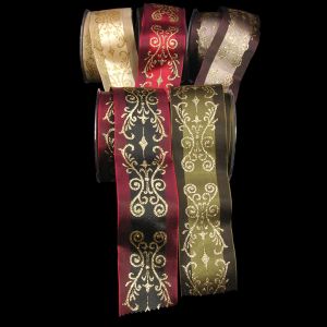Wired Margaritte Taft Arabesque Ribbon