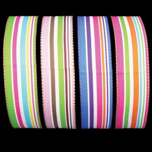 Wired Multi Stripe Ribbon