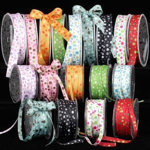 Dot Grosgrain 2 Sided Ribbon
