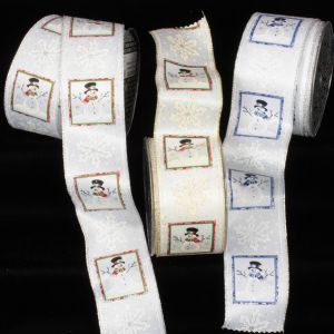 Wired Funny Snowman Ribbon