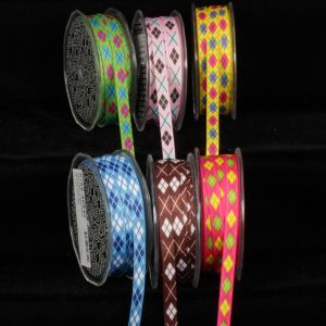 Inga's Argyle Grosgrain Ribbon