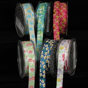 Inga's Flowers Satin Ribbon