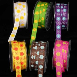 Inga Flower Grosgrain Ribbon