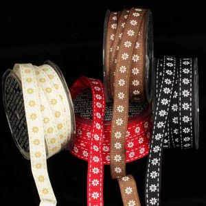Wired Grosgrain Edelweiss Ribbon
