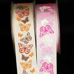 Wired Lots of Butterflies Ribbon