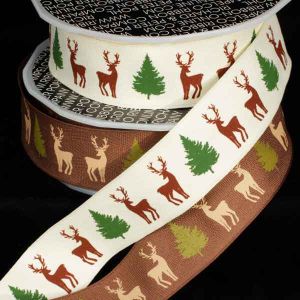 Wired Tree and Stag Ribbon