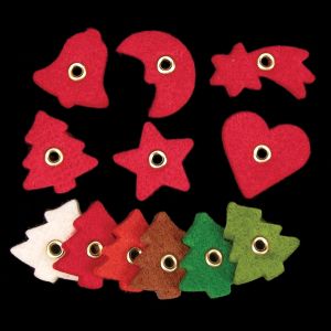 Tree/ Bell/ Star /Moon /Heart/ Shooting Star Felt