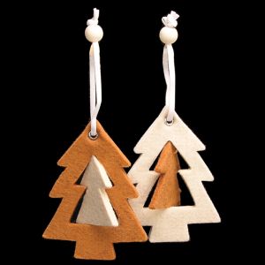 Inside/Out Tree Felt Ornament