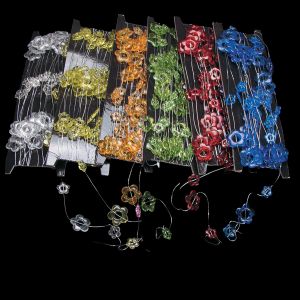 Deco Acrylic Flowers on Wire