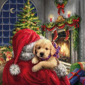 Puppy At Fire Design