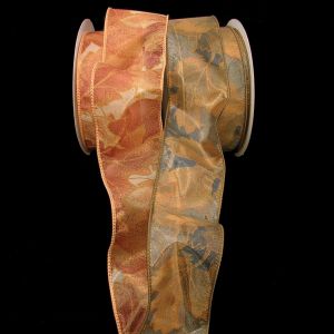 Wired Sheer "Foliage" Ribbon