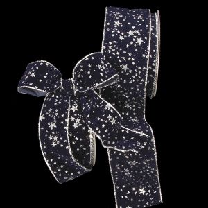 Wire Edge Velvet Galaxy Ribbon