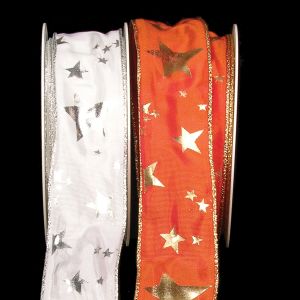 Wired Star Print "Sterne" Ribbon