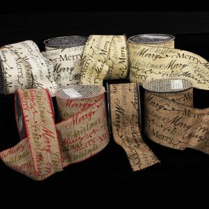 Wired Holiday Script Ribbon