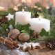 White Candles Lunch Napkin