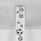 Wired Soccer/Football Ribbon 1.5 inch 27 yards White