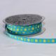 Printed Grosgrain Multi Dots 3/8 Inch 30 Yards Royal Blue