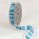 Cut Edge Silk Stripes 3/8 Inch 27 Yards Blue