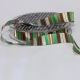 Cut Edge Silk Stripes 3/8 Inch 27 Yards Olive