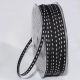 Micro Grosgrain  White Stitch 3/16 Inch 109 Yards Black
